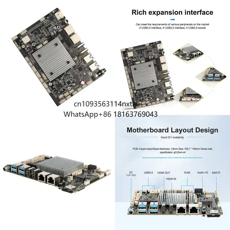 Rk3588 Mini Pc Board - 2026 Panas! Motherboard Pengembangan Rockchip Rk3588,
