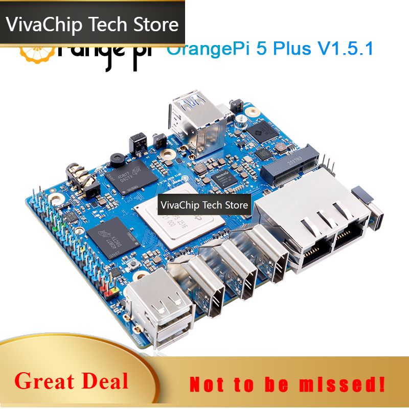 Rk3588 Mini Pc Board - VivaCTOrange Pi5 Plus 16GB Komputer Papan