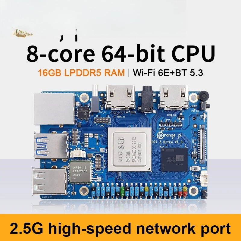Rk3588 Mini Pc Board - Komputer Papan Tunggal Pi 5 Ultra