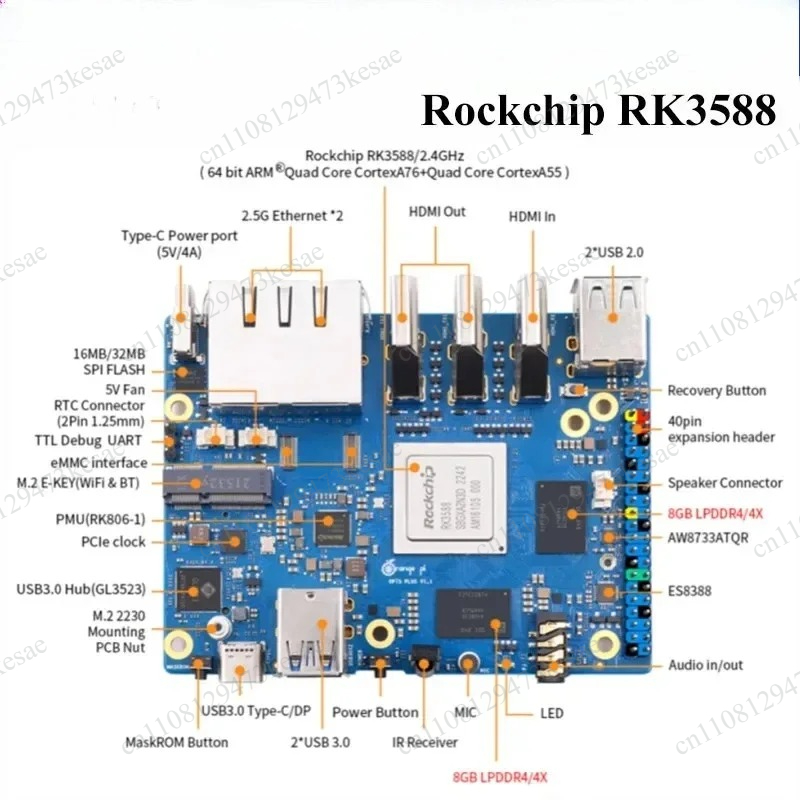 Orange Pi 5 Plus RK3588 SBC RA - Rk3588 Mini Pc Board ulasan dan harga