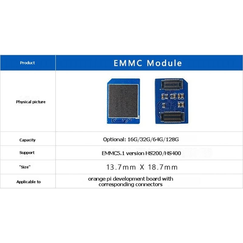 Modul EMMC B04B-32GB Untuk Ora - Orange Pi 5 Plus 32Gb ulasan dan harga