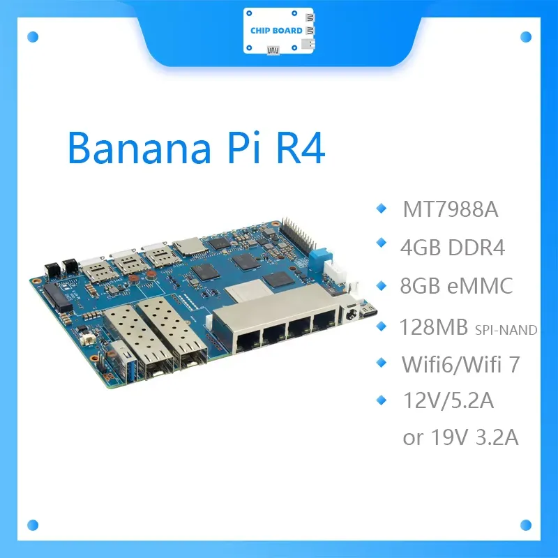2026 Panas! Banana Pi BPI R4 W - Bananapi Bpi R4 Wifi 7 ulasan dan harga