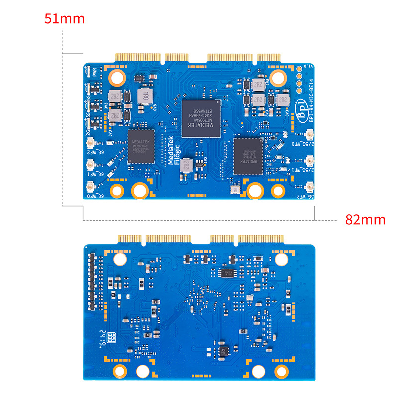 Papan Pengembangan Banana Pi M - Bananapi Bpi R4 Wifi 7 ulasan dan harga